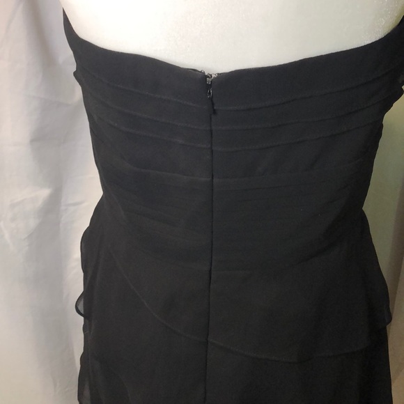 Bill Levkoff Layered Chiffon Bridesmaid Dress - Picture 8 of 13